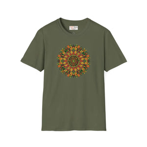 Juneteenth Mandala Floral Tee – Boho Cotton - Dipaliz - T-shirts