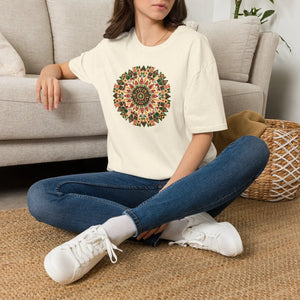 Juneteenth Mandala Floral Tee – Boho Cotton - Dipaliz - T-shirts