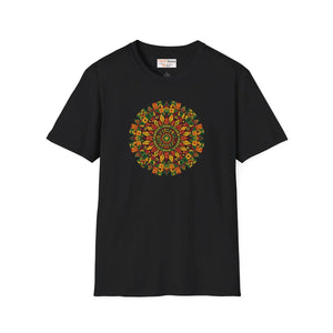 Juneteenth Mandala Floral Tee – Boho Cotton - Dipaliz - T-shirts