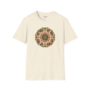 Juneteenth Mandala Floral Tee – Boho Cotton - Dipaliz - T-shirts