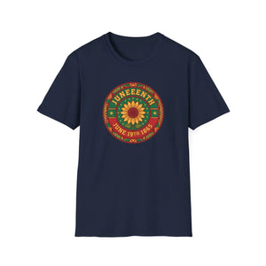 Juneteenth Sunflower Celebration Tee - Dipaliz - T-shirts