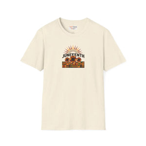 Juneteenth Sunflower Graphic – Cotton Celebration Tee - Dipaliz - T-shirts