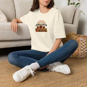 Juneteenth Sunflower Graphic – Cotton Celebration Tee - Dipaliz - T-shirts