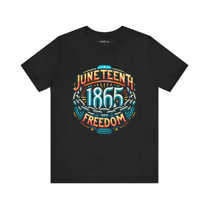 Juneteenth Unisex Jersey Short Sleeve Tee - Black / s T-shirt