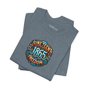 Unisex Jersey Short Celebrate Juneteenth 1865 - Dipaliz - T-shirts - Xs