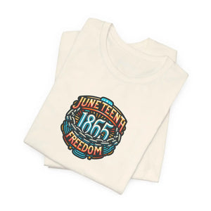 Unisex Jersey Short Celebrate Juneteenth 1865 - Dipaliz - T-shirts - Xs
