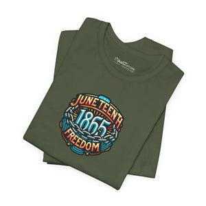 Unisex Jersey Short Celebrate Juneteenth 1865 - Dipaliz - T-shirts - Xs