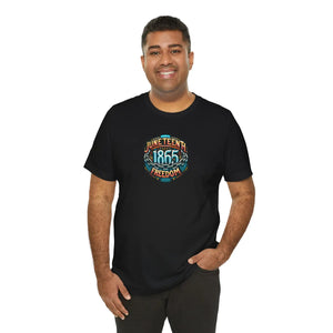 Unisex Jersey Short Celebrate Juneteenth 1865 - Dipaliz - T-shirts - Xs