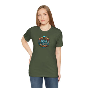Unisex Jersey Short Celebrate Juneteenth 1865 - Dipaliz - T-shirts - Xs