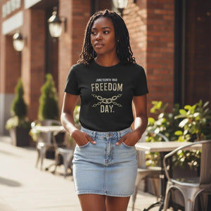 Juneteenth Unisex Tee – Soft Cotton Freedom Day - Dipaliz - T-shirts - s