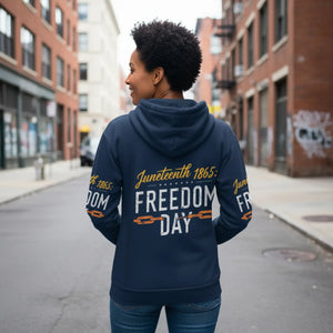 Juneteenth Unisex Zip Hoodie (aop) - Hoodies
