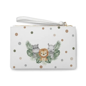Jungle Animals Clutch Bag - Loop Handle Exotic Design - Dipaliz - one Size - Bags