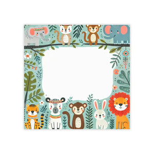Paper Products - Jungle Animal Sticky Notes White Uncoated - Dipaliz