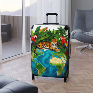 Jungle Parrot Travel Luggage - Hard Shell Carry on - Dipaliz - Suitcases