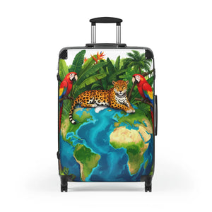 Jungle Parrot Travel Luggage - Hard Shell Carry on - Dipaliz - Suitcases