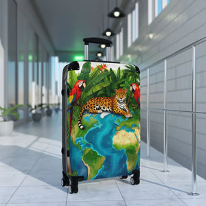 Jungle Parrot Travel Luggage - Hard Shell Carry on - Dipaliz - Suitcases