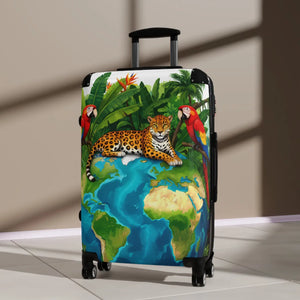 Jungle Parrot Travel Luggage - Hard Shell Carry on - Dipaliz - Suitcases
