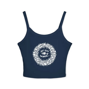 Ultra Chic Spaghetti Strap Tank Top Summer Vibes - Dipaliz - Solid Navy Blend / Xs - Tops