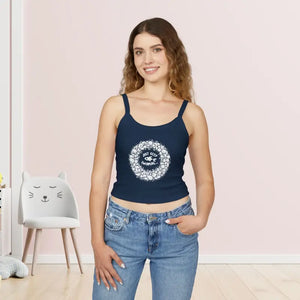 Ultra Chic Spaghetti Strap Tank Top Summer Vibes - Dipaliz - Tops