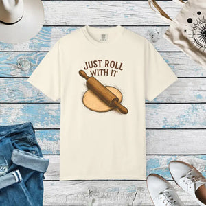 Unisex Garment Dyed Fun Baking Tee - Cozy Kitchen Style - Dipaliz - Ivory / s - T-shirts