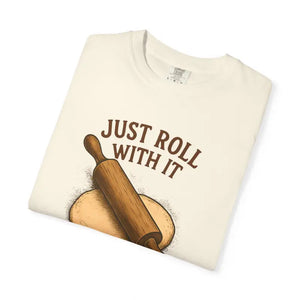 Unisex Garment Dyed Fun Baking Tee - Cozy Kitchen Style - Dipaliz - T-shirts