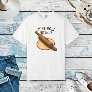 Unisex Garment Dyed Fun Baking Tee - Cozy Kitchen Style - Dipaliz - White / s - T-shirts