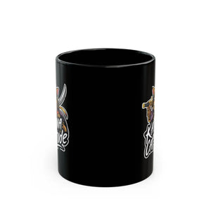 Funny Cat Ninja Mug - Katana Catitude 11oz Ceramic - Dipaliz - Mugs