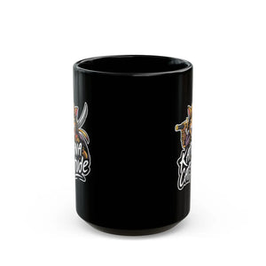 Funny Cat Ninja Mug - Katana Catitude 11oz Ceramic - Dipaliz - Mugs