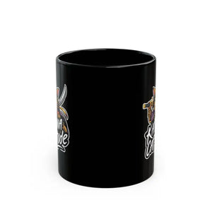 Katana Catitude Ninja Cat 11oz Ceramic Mug - Dipaliz - Mugs