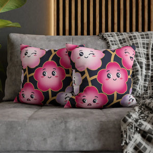 DipaliZ 26 inch blossom cushion cover for a teen bedroom