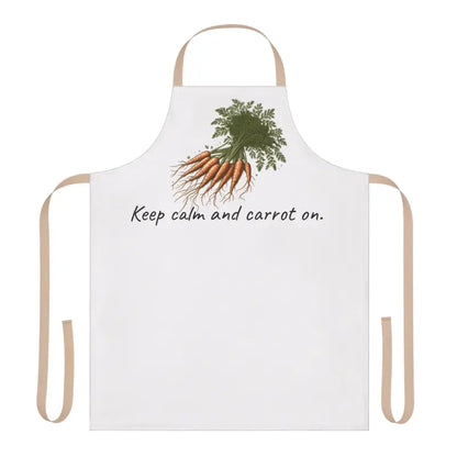 Unleash your Inner Chef with Keep Calm & Carrot on Apron - one Size / Beige