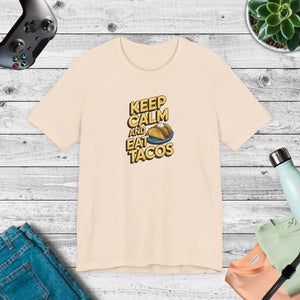 Soft Unisex Jersey Short Sleeve Tee Eat Tacos Dipaliz - T-shirts