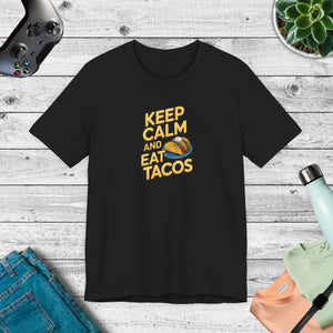 Soft Unisex Jersey Short Sleeve Tee Eat Tacos Dipaliz - T-shirts