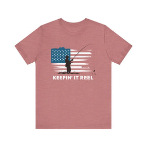 Patriotic Stars and Stripes Tee - Independence Day Fishing - Dipaliz - T-shirts