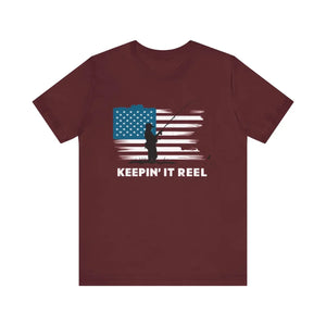 Patriotic Stars and Stripes Tee - Independence Day Fishing - Dipaliz - T-shirts