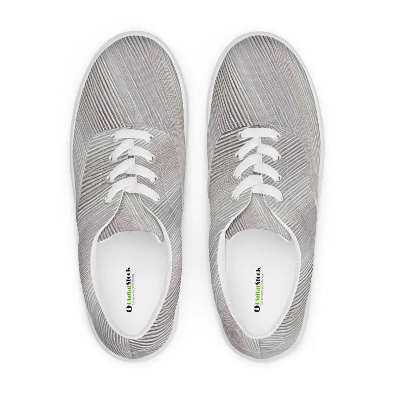 Kick Up Your Feet In These Dashing Grey Canvas Lace-ups - Shoes