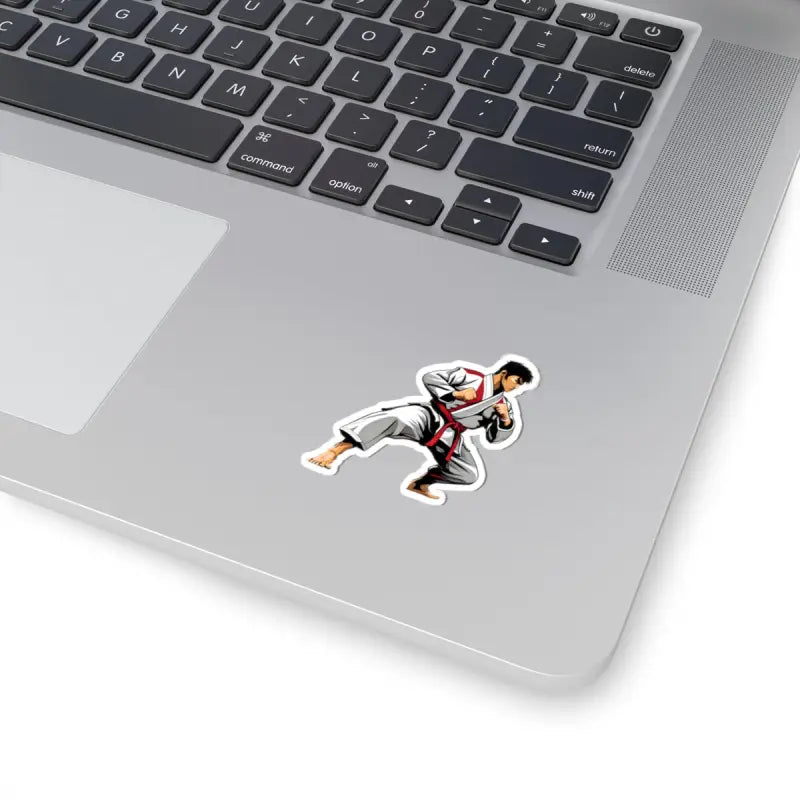 Kick Up your Style with Taekwondo Kiss Cut Stickers! - 2’’ × / White Paper Products