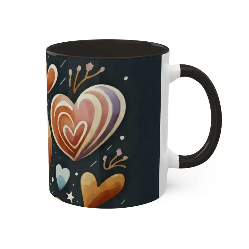 Start your Day with Colorful Hearts Pattern Mugs! - Mug