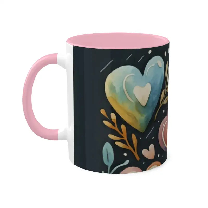 Start your Day with Colorful Hearts Pattern Mugs! - Mug