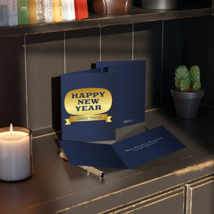 New Year Greeting Card with Matching White Envelopes - Dipaliz - & Note Cards