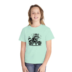 Fox Lifting Weights T-shirts - Kids Fitness Fun Tees - Dipaliz - Island Reef / Xs
