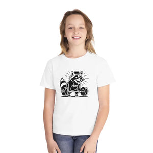 Fox Lifting Weights T-shirts - Kids Fitness Fun Tees - Dipaliz - White / Xs