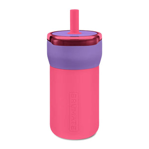 Kids 12oz Leakproof Straw Tumbler, Engraved Cute Cow Design - Tumblers
