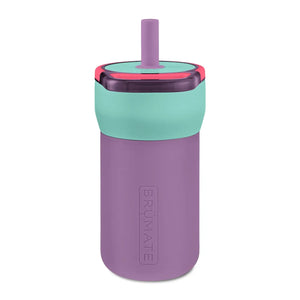 Kids 12oz Leakproof Straw Tumbler, Engraved Cute Cow Design - Tumblers
