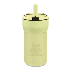 Kids 12oz Leakproof Straw Tumbler, Engraved Cute Creature Design - Tumblers