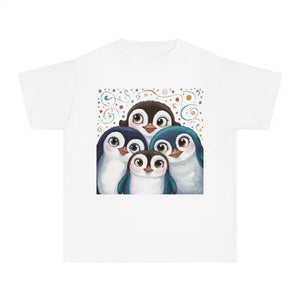 Kids Clothes - Cozy Three Penguins Tee - Waddle Style Adventure Shirt - Dipaliz