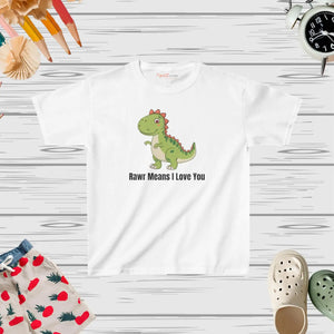 Playful Kids Heavy Cotton™ Tee - Dinosaur Roar - Dipaliz - T-shirts