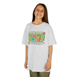 Plant Cell Biology Kids Lightweight Tee - Cotton Graphic Shirt - Dipaliz - Clothes