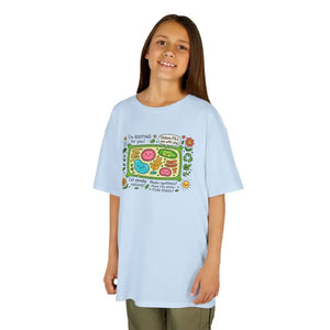 Plant Cell Biology Kids Lightweight Tee - Cotton Graphic Shirt - Dipaliz - Clothes