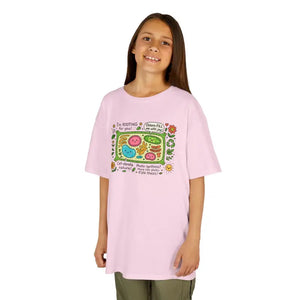 Plant Cell Biology Kids Lightweight Tee - Cotton Graphic Shirt - Dipaliz - Clothes